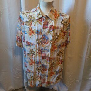 Mens S/S Margaritaville Hawaiian shirt - XL